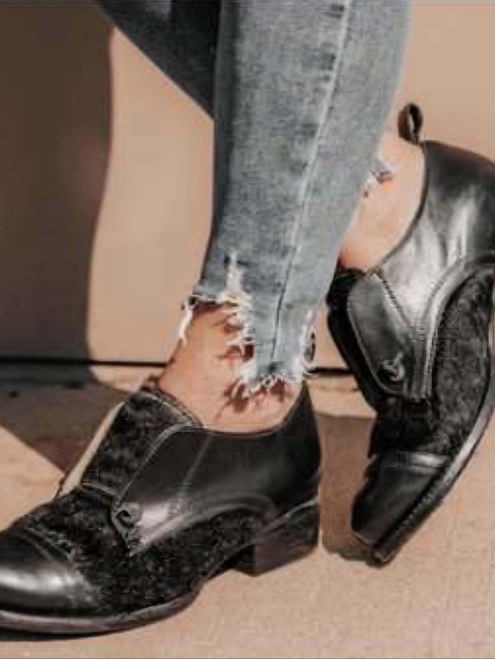 Freebird by Steven | Women’s Mabel Oxfords in Black with Brown Trim, Size 8 - Picture 2 of 10